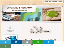 Tablet Screenshot of guadagna-con-noi.com